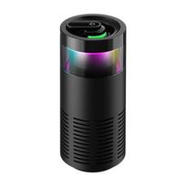 Negative Ion Car Air Purifier Odor Eliminator with Ambient Light Rapid Formaldehyde Removal for Vehicle Interior Desktop juoda