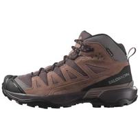 SALOMON X ULTRA 360 Slip Resistant Abrasion Resistant Mid top Mountaineering Shoes Women's Gray Brown L47571000 37⅓ gray