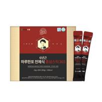 6-Year-Old Korean Red Ginseng Extract One Packet a Day Whole Food Red Ginseng Stick 365 Deer Antler Velvet 30 Packs