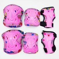 Balance Car Roller Skates Protective Gear Anti-fall Elbow Pads Boys Girls Kids Knee Pad  3-12 Years rožinė