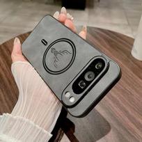 Applicable to Google Pixel9 mobile phone case 9proXL lambskin magnetic suction pixel7 leather pattern 8A foreign trade 9a protective case google pixel 7