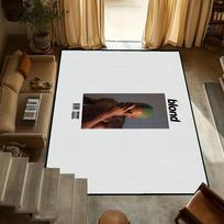 F-Frank Door Mat Anti-Slip Kitchen Bedroom Handmade Tufted Singer Rug Ocean Carpet Living Room Entrance Decoration 40x60cm