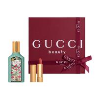 Gucci Flora Gorgeous Jasmine Eau De Parfum With Rouge à Lèvres Mat Lipstick Set 50ml+3.5g Perfume 50ml+Velvet Matte Lipstick #217