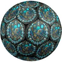 Oceanic Glass Round Football Size 5 Adult Ball Suitable for Training Matches and Outdoor Team. įvairiaspalvis