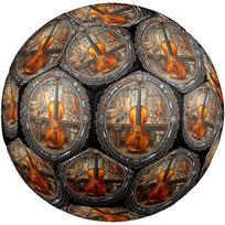 Craftsmanship Violin Round Football Size 5 Adult Ball Suitable for Training Matches and Outdoor Team. įvairiaspalvis