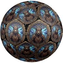 Bear Armor Round Football Size 5 Adult Ball Suitable for Training Matches and Outdoor Team. įvairiaspalvis