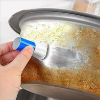 2pcs Magic Stainless Steel Pot and Pans Descaler and Rust Remover Set  Durable Long Lasting Kitchen Scrubber Power Free Easy To Use Random Color 2PCS
