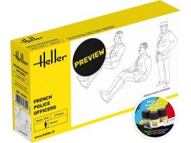Heller Prancūzijos žandarmerijos pareigūnų plastikinis modelis 1/24 rinkinys