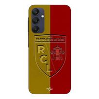 Case For Samsung galaxy A25 RCL LENS Logo yellow and red background Maniacase geltona