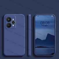 For Realme 15 Case For Realme 15 Pro 5G Anti-knock Soft TPU Liquid Silicone Candy Color Phone Case For Realme 15 Case Realme 15 mėlyna