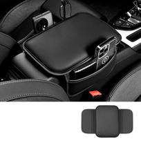 For Fiat Bravo 500 Car Armrest Box Leather Cushion Storage Pocket Elbow Height Support Styling Accessories juoda