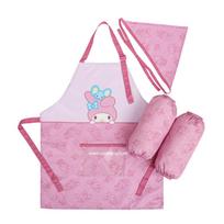 My Melody Honey Apron and Toshi Hood 3-piece Set