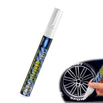 White Tire Paint Marker Pen | Waterproof & Oil-Based | Long-Lasting Opaque Coating for Car/Motorcycle Tires balta