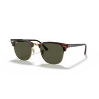 Ray-Ban Clubmaster Classic akiniai | Tortoise On Gold - G-15 Green