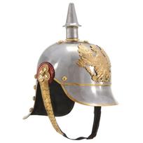 German Prussian Helmet Antique Replica LARP Silver Steel