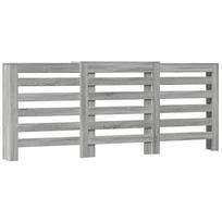 vidaXL Radiator Cover Grey Sonoma 205 x 21.5 x 83.5 cm