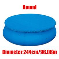 Sodo lauko 6812 pėdų šeimos baseinai baseinas apvalus rėmas stačiakampis uždangalas Round-244,244cm/96.06in