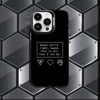 The Neighbourhood N-NBHD Phone Case For iPhone 17,16,Pro,Max,15,14,E,Plus,13,12,Mini,11,BLACK Matte Colored Silver Luxury Cover iPhone13PRO