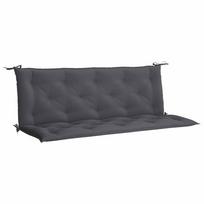 vidaXL Garden Bench Cushion Anthracite 150x(50+50)x7 cm Oxford Fabric