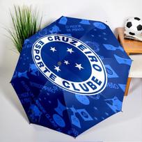 Cru-zeiro Esporte Club Crest Printed Automatic Umbrella, 8-Frame for Travel, camping, Casual Umbrella, Essential Gift for  for family and friends