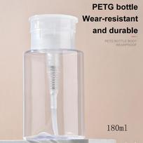 150/180ml Nail Refillable Bottles Empty Press Pump Dispenser Nail Art Polish Remover Cleaner Makeup Bottle Manicure Tool 180ml