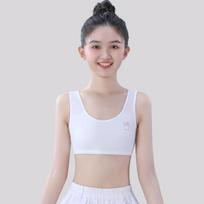 - Years old children's small vest development period primary school students anti-bumping pure cotton girls' underwear M code ( 20-30kg ) balta