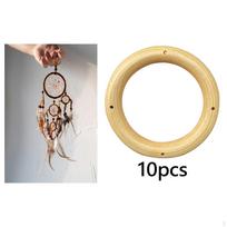 20 Pieces Wind Chime Circles Top DIY Chimes Home Frame 7cm 4 Hole