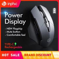 INPHIC F1 2.4G Wireless Mouse Rechargeable 500mAh Ergonomic Silent Mouse Optical Mice for Laptop PC USB Nano Receiver Wholesale 15x11x6cm juoda