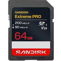 SanDisk EXTREME PRO SD UHS-I 64GB SD 200MB/S(R) / 90MB/S(W) SDSDXXU-064G-GSCIN