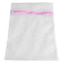 Zipped Lingerie Washing Bag Laundry Machine Mesh Clothes Socks Bra Underwear Bags (40*50cm #2) white