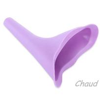 Portable Silicone Urinal Funnel Women for Outdoor Travel-Hot Shop violetinė