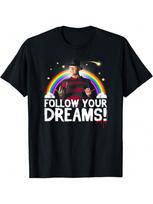 Nightmare On Elm Street Freddy Follow Your Dreams T-Shirt S juoda