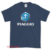 New Piaggio scooter Logo Men's Funny T shirt USA Size S-XXL 4XL