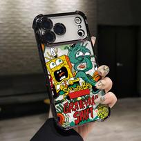 Cute SpongeBobs S-SquarePants Phone Case for Google Pixe 10 9 9A 8 8A 7 7A Pro XL 5G Anti-drop Transparent Soft Cover Google Pixel 7 Pro
