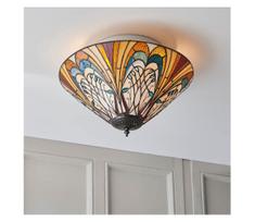 Endon 70241 - Tiffany HECTOR lubinis šviestuvas 2xE27/60W/230V, skersmuo 40 cm