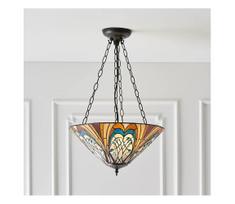 Endon 70750 - Pakabinamas šviestuvas ant grandinės Tiffany HECTOR 3xE27/60W/230V Ø 40 cm