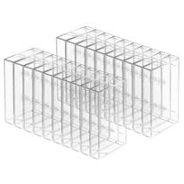 BHBL 50-Pack Audio Cassette Storage Cases - Clear Plastic Cassette Tape Cases Box- Audio Storage Replacement Boxes China Mainland