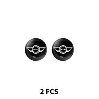 FYIY2 2/5/10Pcs 15mm Car Lock Keyhole Stickers Decoration Protection For MINI Cooper R56 F56 R50 JCW Cabrio Countryman Clubman WORKS
