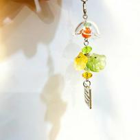 Transparent Wind Chime Keychain Portable Mobile Phone Lanyard  Mobile Phone Accessories H