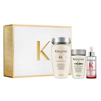 Kerastase toiletry set Gold Revitalizing Amino Acid Cleansing and Care Refreshing, Clean Volumizing Shampoo 250ml+80ml+ Anti-hair loss Essence 90ml auksas