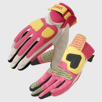 Sporty Women's Protective Gear with Adjustable Strap for Outdoor Activities Breathable Full Finger Cycling Gloves Women&S rožinė