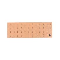 [C]Round Transparent Sticker PC Desktop Keyboard Matte Sticker Thai Full Keyboard Waterproof Keyboard Protector Stickers juoda