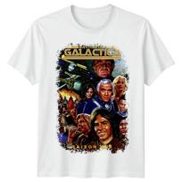 Battlestar Galactica (1978) Season 1 Movie Poster Inspired Unisex T-Shirt Retro 80s Tee S