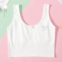 Girls' underwear development period pure cotton primary school junior high school student vest-year-old children's bras children's vest summer L（55-90） balta