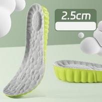 3.5CM Height Increase Insole Sports Insoles Breathable Inner Inserts Shoes Pads Adjustable Size Unisex Invisible Heighten Pads 34 beige