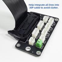 Tronxy 3D Printer Parts Adapter Board with 82cm 30Pin Cable Compatible with XY 2 Pro X5SA Series 3D Printer įvairiaspalvis