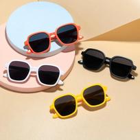 New One-piece Frameless Sunglasses Set With Two In One Fashionable Sunglasses Magnetic Clip Anti Blue Light Glasses Frame