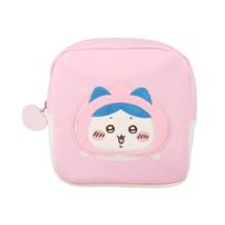 Shobido Chiikawa Square Pouch - Original Design Peach Series by Nagano (Hachiware)