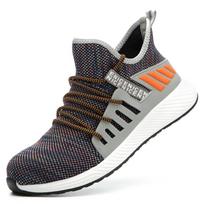 Labor Insurance Shoes, Smash-proof and Puncture-proof, Light and Breathable, Comfortable and Fashionable Safety Shoes 35