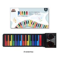 Sulankstomas elektroninis pianinas: Nešiojama 88 klavišų/61 klavišo rankomis susukama klaviatūra su sustiprintu dizainu ir įkraunama funkcija